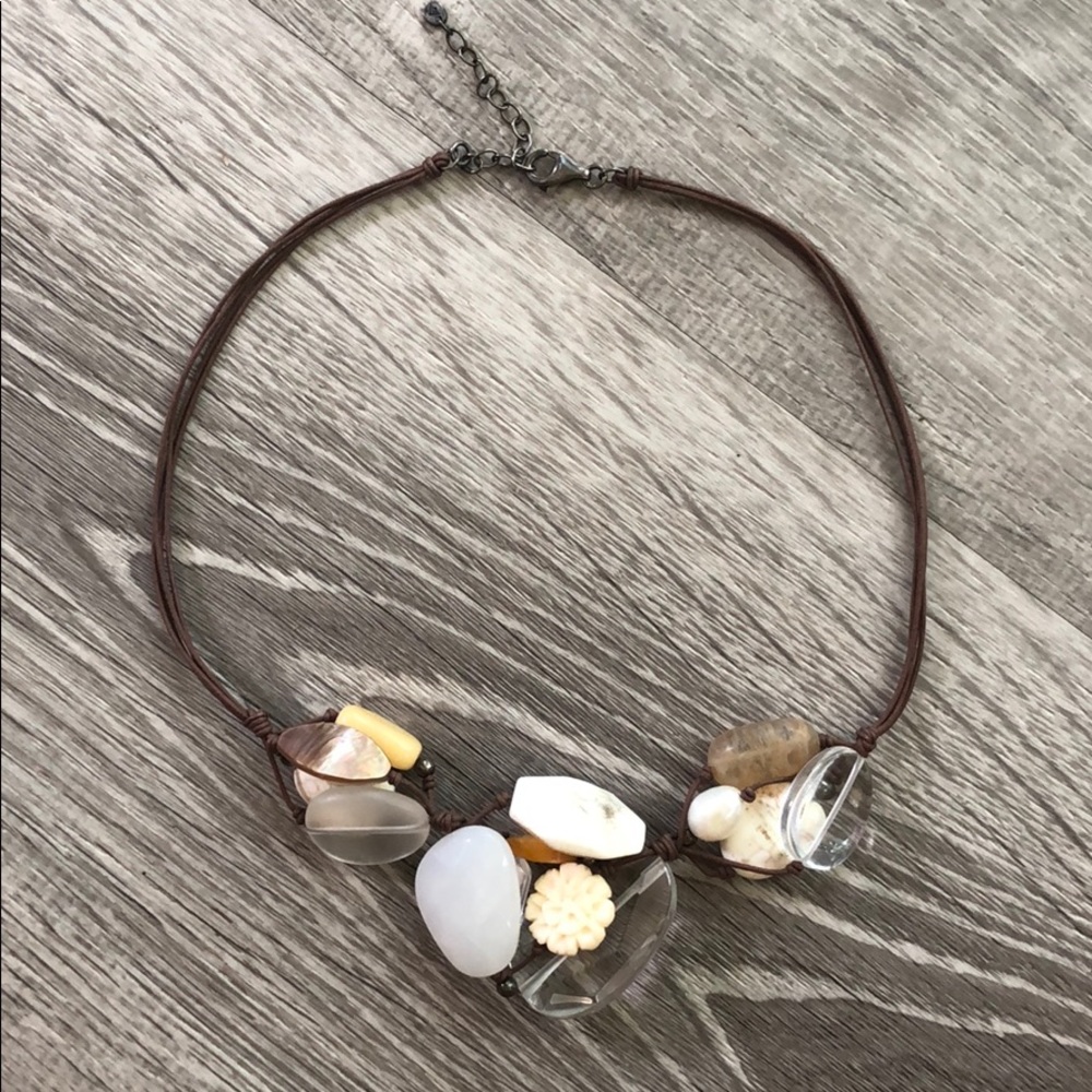 SILPADA N2201 Quartz Pearl Sterling Necklace